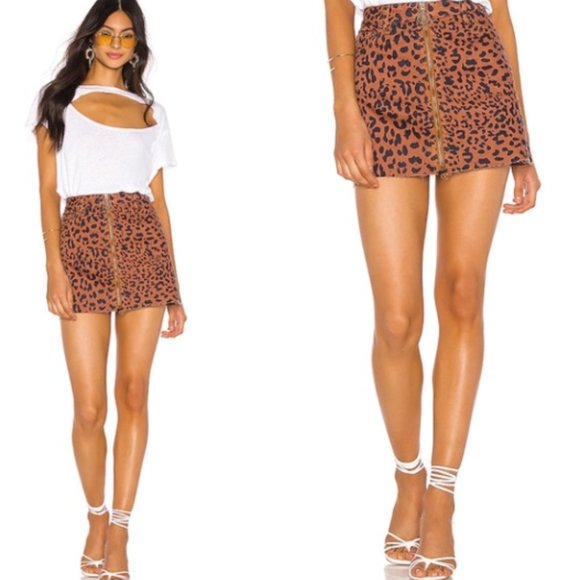 NWOT zip up Free People Skirt - Picture 1 of 2
